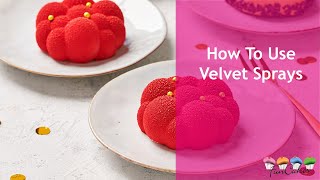 How To Use Velvet Sprays from FunCakes [upl. by Foscalina]