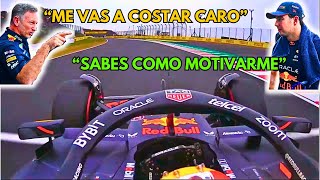 ¿Qué Apostaron Horner y Checo Pérez  Team Radio Post Clasificación Japón [upl. by Sseb210]