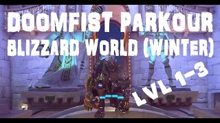 DOOMFIST PARKOUR  BLIZZARD WORLD winter  LVL 13 [upl. by Ted59]