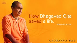 Bhagavad Gita The book that saved many lives  Hare Krishna  Gauranga Das shorts [upl. by Falk]