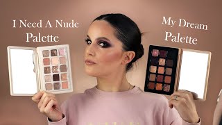 NATASHA DENONA MY DREAM PALETTE VS I NEED A NUDE PALETTE [upl. by Danita]