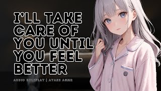 F4A Girlfriend Comforts You While Youre Sick ASMR Roleplay Comfort Girlfriend Kissing [upl. by Nuahs]