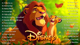 The Ultimate Disney Classic Songs Playlist With Lyrics 2024  Disney Soundtracks Playlist 2024 [upl. by Nylanna]