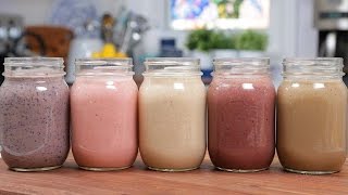 5 Incredible Dessert Smoothies [upl. by Starling]