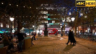 🎄London Chelsea Christmas Lights🎅🏽Christmas Walk in Chelsea and Belgravia 4K HDR [upl. by Holcman]