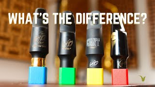 Jody Jazz Hard Rubberish Tenor Sax Mouthpieces Compared [upl. by Racso]