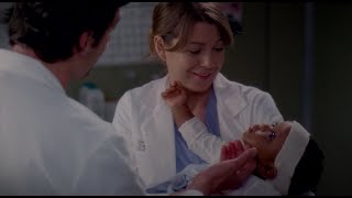 Meredith and Zola 7x20 1 First meet [upl. by Annayat]