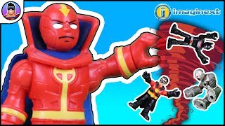 Imaginext Justice League  Red Tornado battles Cyborg Red Robin amp Batman Beyond [upl. by Toney]