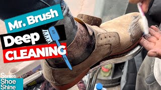 ToothBrush MASTER ✨✨ Shoe Shine Adidas Sneakers Cleaning asmr [upl. by Erret556]