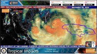 20241105 1230pm ET Tropical Storm Rafael Update SISE [upl. by Maggi]