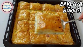 ❗ALTI ÇITIR❗ÜSTÜ ÇITIR💫 ORTASI LEZZET BOMBASI✅ BAKLAVA YUFKASINDAN BÖREK TARİFİ TARİFİ👌 [upl. by Nylanej]