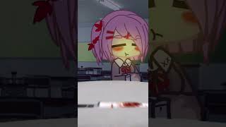 Chop Chop Slide  Meme  Gacha club DDLC A short video [upl. by Ruosnam]