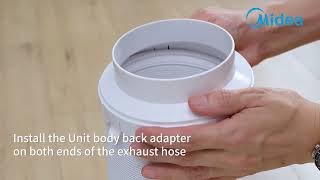 How to install a Midea Portable Air Conditioner [upl. by Nomi940]