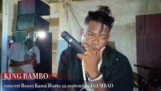 king Bamba artiste musicien balante au concert de Bonso Kamé DIATTA à LGI mbao [upl. by Adal]