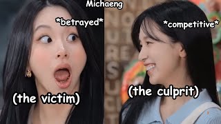 twice chaeyoung betrayed by mina ft Michaeng moments she deceive her members [upl. by Terrab]