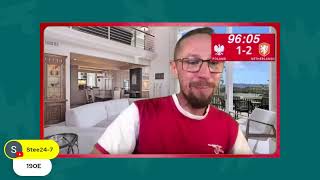 🚨POLAND🔴 VS NETHERLANDS⚪️ LIVE EURO 2024 WATCHALONG⚽️ [upl. by Campy179]