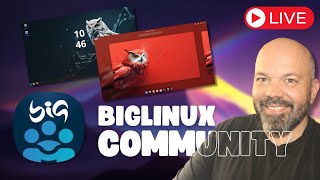 🔴 Live BigLinux Community  Reviews de BigGnome e BigXFCE [upl. by Caddric]