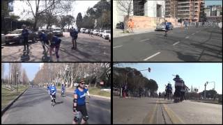 Powerslide Buenos Aires Roller Marathon [upl. by Lubba592]