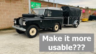 Land Rover Series 3  Modifications to Make it More Usable [upl. by Ruthann]