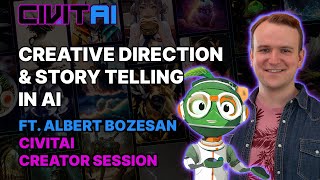 CREATIVE DIRECTION amp INDUSTRY STORY TELLING ft ALBERT BOZESAN  Civitai Creative Session [upl. by Kunkle]