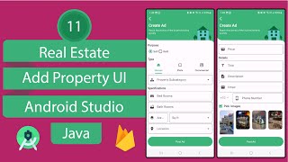 Real Estate App  11 Add Property  Android Studio  Java [upl. by Anar]