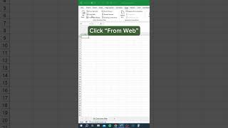 Excel Copying web data in single click [upl. by Lowis]