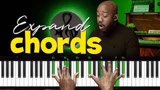 How to EXPAND Your Gospel Jazz amp Neo Soul Piano Chords  BONUS Licks [upl. by Afihtan]