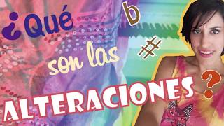 ALTERACIONES  BEMOLES y SOSTENIDOS Tutorial [upl. by Serica]