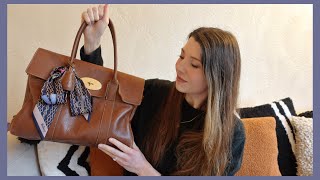 Mulberry Bayswater Handbag Review amp what fits inside 🍂 [upl. by Angell]