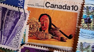 Canada Postage Used Stamps [upl. by Anilahs434]