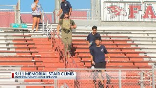 911 Memorial Stair Climb at Independence High School [upl. by Inor816]