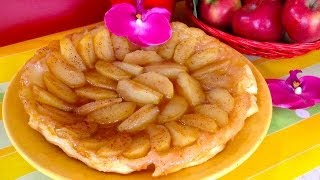 NEJCHUTNĚJŠÍ FRANCOUZSKÝ KOLÁČ TARTE TATIN RECEPT ZDRAVÝ A PLNÝ OVOCE MUSÍTE VIDĚT [upl. by Bouzoun]