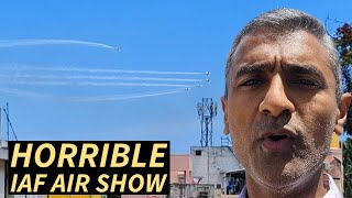 Horrible IAF Air Show in Chennai Marina Beach After 20 years  Air Show Rehearsal From my Home [upl. by Aihseyk]