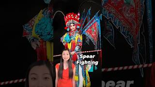 Spear Fighting an important martial arts skill in Peking Opera china chineseculture shorts [upl. by Nikola916]