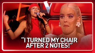 FILIPINO talent turned her Blind Audition into a CONCERT on The Voice  Journey 262 [upl. by Baram]