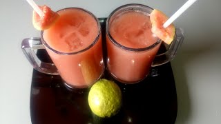 How to make Guava juice at home with a blender [upl. by Sharia]