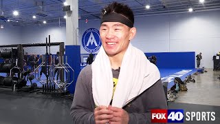 Song Yadong on his journey from China to new Sacramento home previews UFC 299 fight with Petr Yan [upl. by Adnohsat]