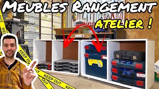 Je réaménage latelier  Meubles de rangement top pratique  Brico seb [upl. by Barta]