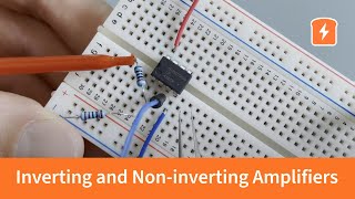 Inverting and Noninverting Amplifiers  Opamps  Basic Circuits 13 [upl. by Lancey]