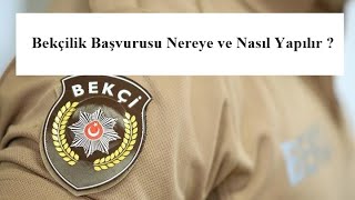 2023 Bekçilik Başvurusu Nereye ve Nasıl Yapılır  2021 Bekçi Alımı [upl. by Aitak]