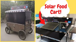 STREET FOOD CART with SOLAR PANEL  SWASTIK FOOD CARTS [upl. by Fini]