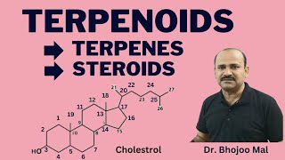 Terpenoids  Terpenes  Steroids  Lipids  Class 11 biology  by Dr Bhojoo Mal [upl. by Florine]