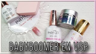 DEMO BABYBOOMER EN VERNIS SEMI PERMANENT  INDIGONAILS LAB [upl. by Nyrret]