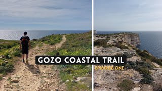 Gozo Coastal Trail  Chapter 1  Hiking Gozo Malta  Mgarr to Xlendi Bay  DAY 1 [upl. by Ahsekahs]