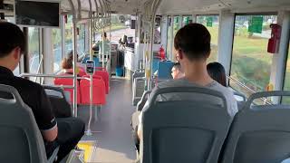 Causeway Link Foton C10 Electric Bus Ride [upl. by Ojyma]