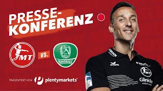 Pressekonferenz  MT Melsungen vs SC DHfK Leipzig 02092023 [upl. by Ahsienom]