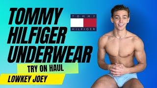 Lowkey Joey  Tommy Hilfiger Boxer Briefs Try On Haul [upl. by Limber]