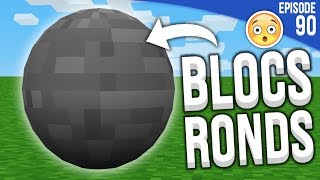 DES BLOCS RONDS DANS MINECRAFT   Minecraft Moddé S4  Episode 90 [upl. by Esaertal]