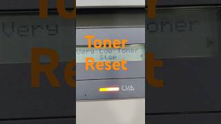 Toner cartridge very low Stop print copy Reset hp laser mfp 135ashorts [upl. by Naesal]