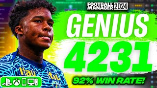 Brazils GENIUS 4231 FM24 Tactics 92 Win Rate FM24 Best Tactics [upl. by Eldwin155]